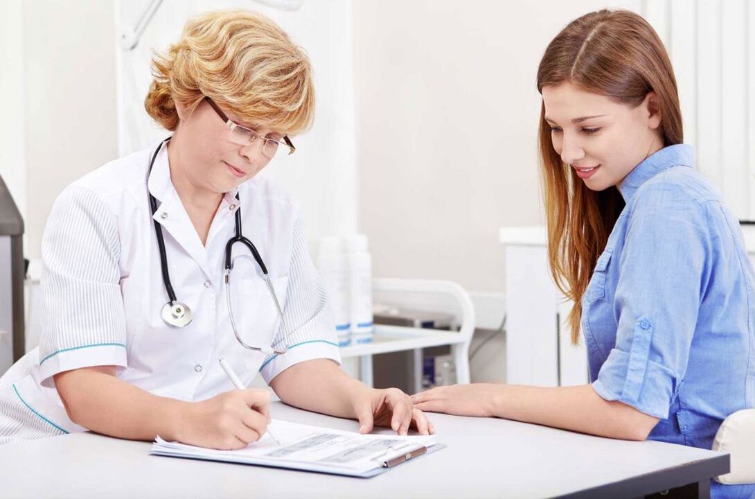 Tsüstiidi diagnoosimiseks määrab arst naisele diagnostilised uuringud.